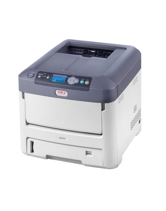 OKI 711WT Laser Printer with Cadlink Digital Factory RIP Software